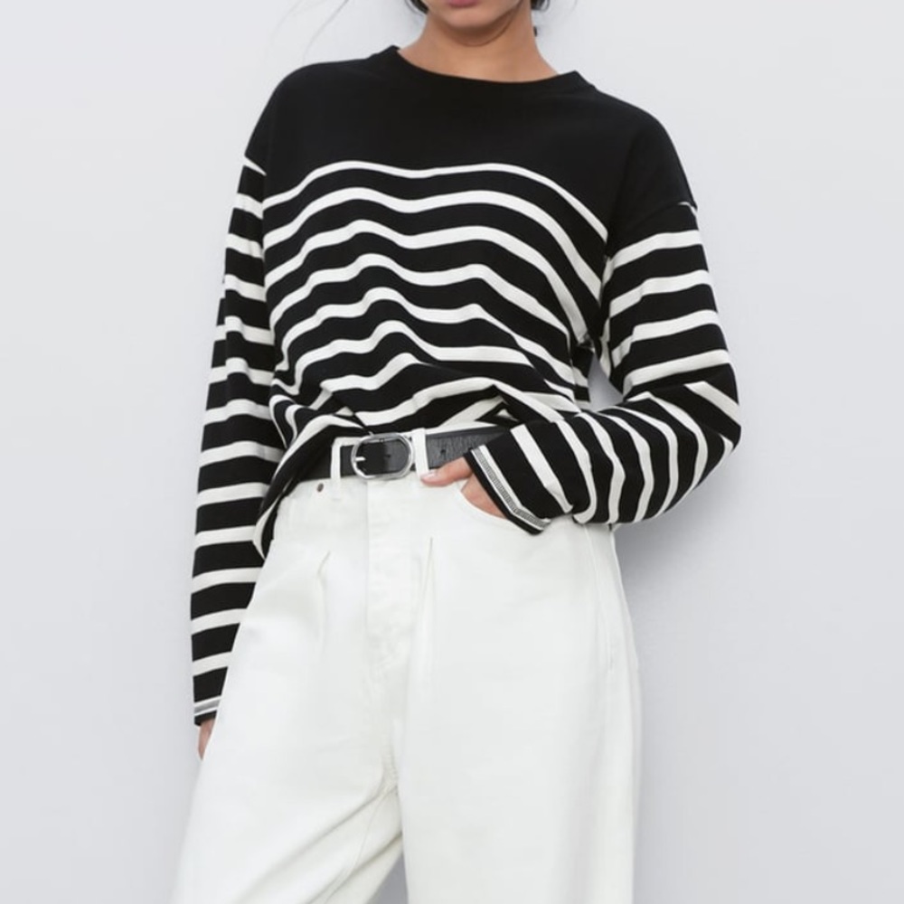 Nautical Striped Longsleeve Zara / SOLD